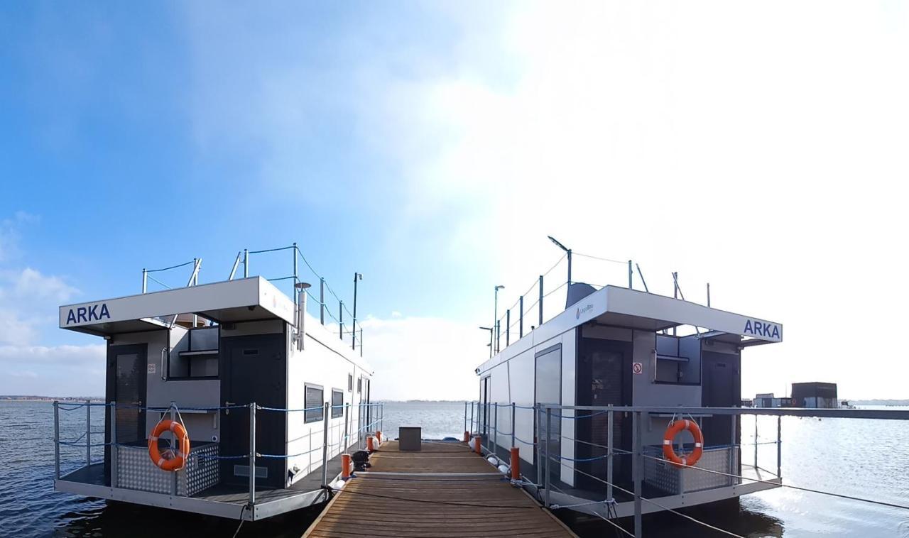 Houseboat Arka 1 - Domki Na Wodzie, Rower Wodny, Wifi, Parking 미엘노 외부 사진